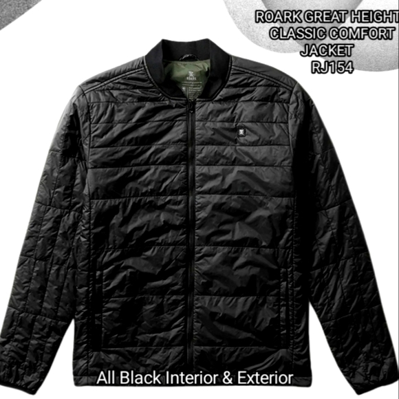 COPY - ROARK GREAT HEIGHTS CLASSIC COMFORT JACKET BLACK SZ X LG RJ154 NWT $160